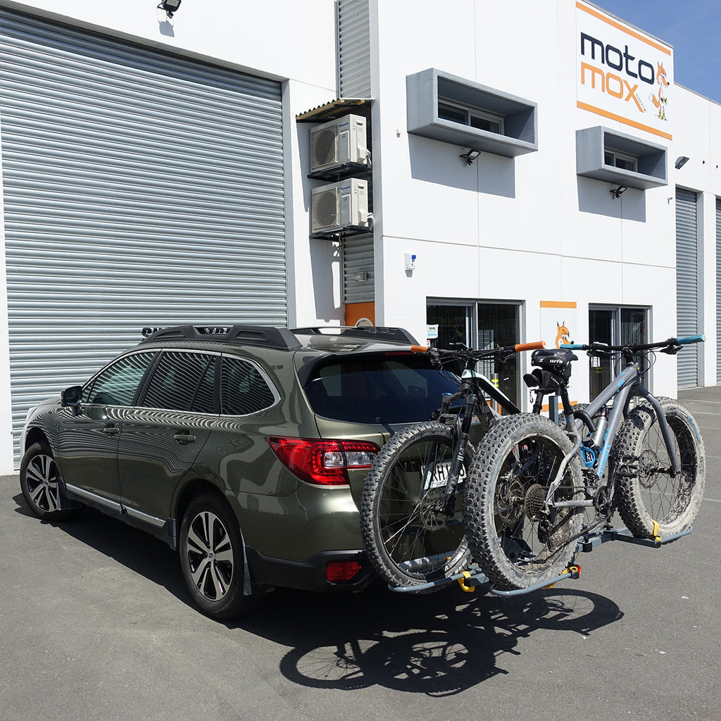 Capstone Hitch Mounted 2 Bike Carrier – MoxBikes