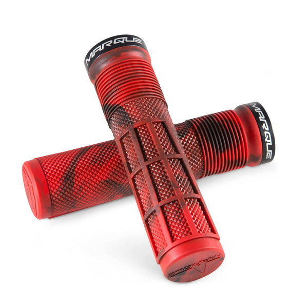Marque Race MTB Handlebar Grips - Flame Red